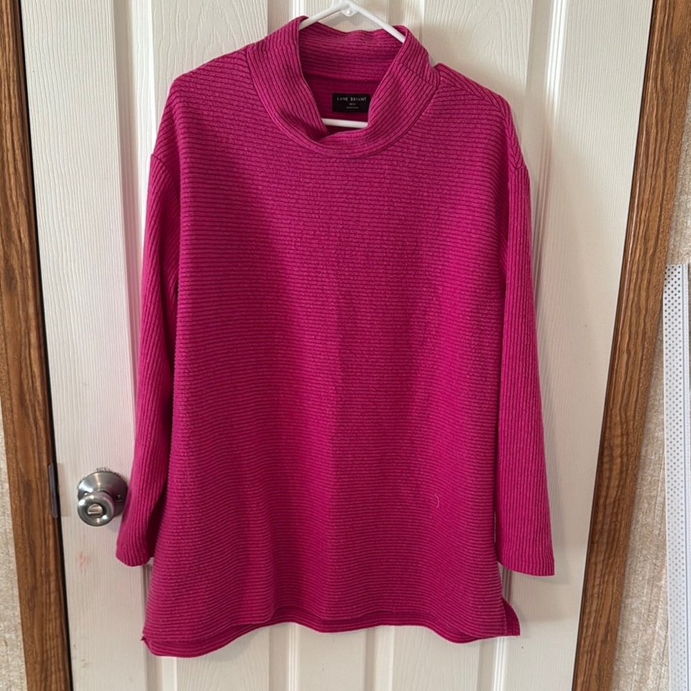 Pink Ribbed Sweater